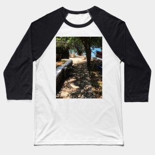 Mediterranean stone terrace Baseball T-Shirt